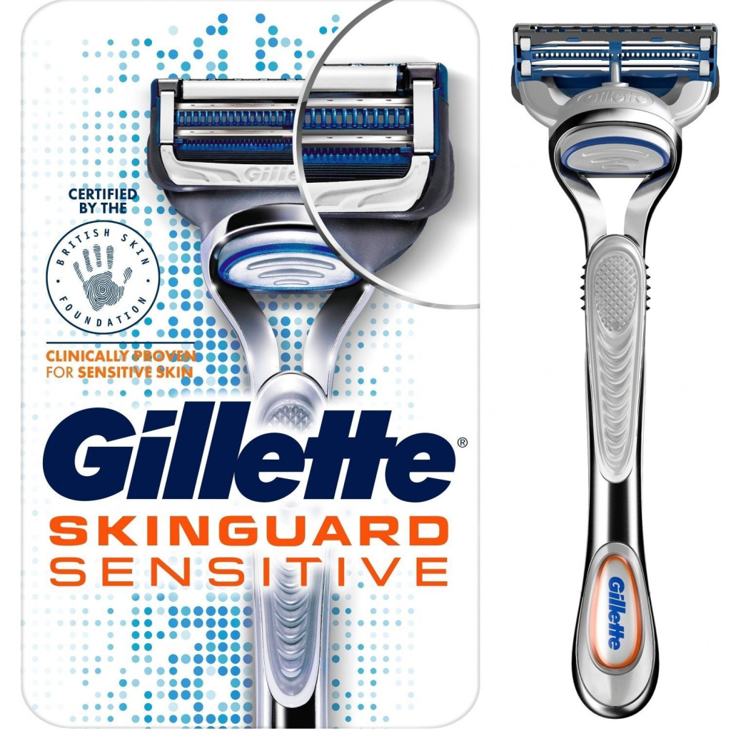 Gillette – Бритвенный станок для чувствительной кожи SkinGuard Sensitive Gillette – Бритвенный станок для чувствительной кожи SkinGuard Sensitive