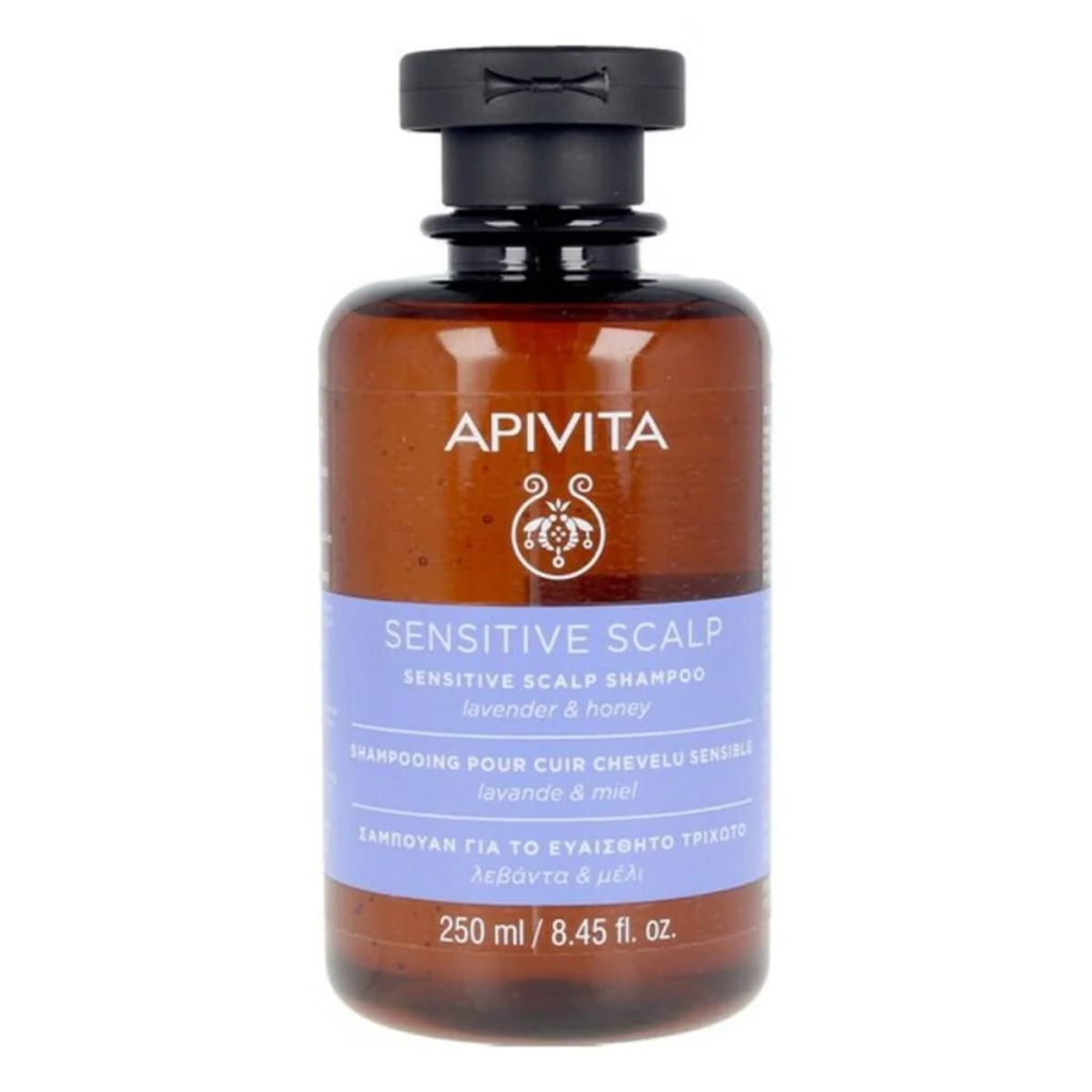 APIVITA – Шампунь для чувствительной кожи головы с пребиотиками и медом