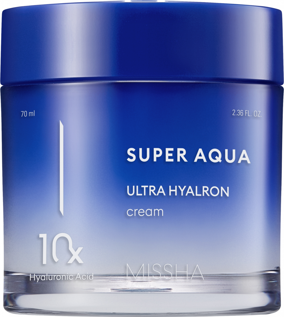 Missha - Super Aqua Ultra Hyalron Cream Увлажняющий крем для лица.png